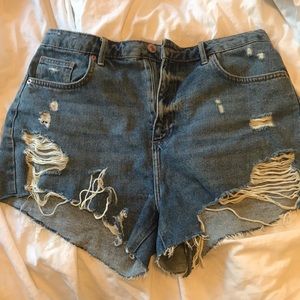 Forever 21 high waisted denim shorts